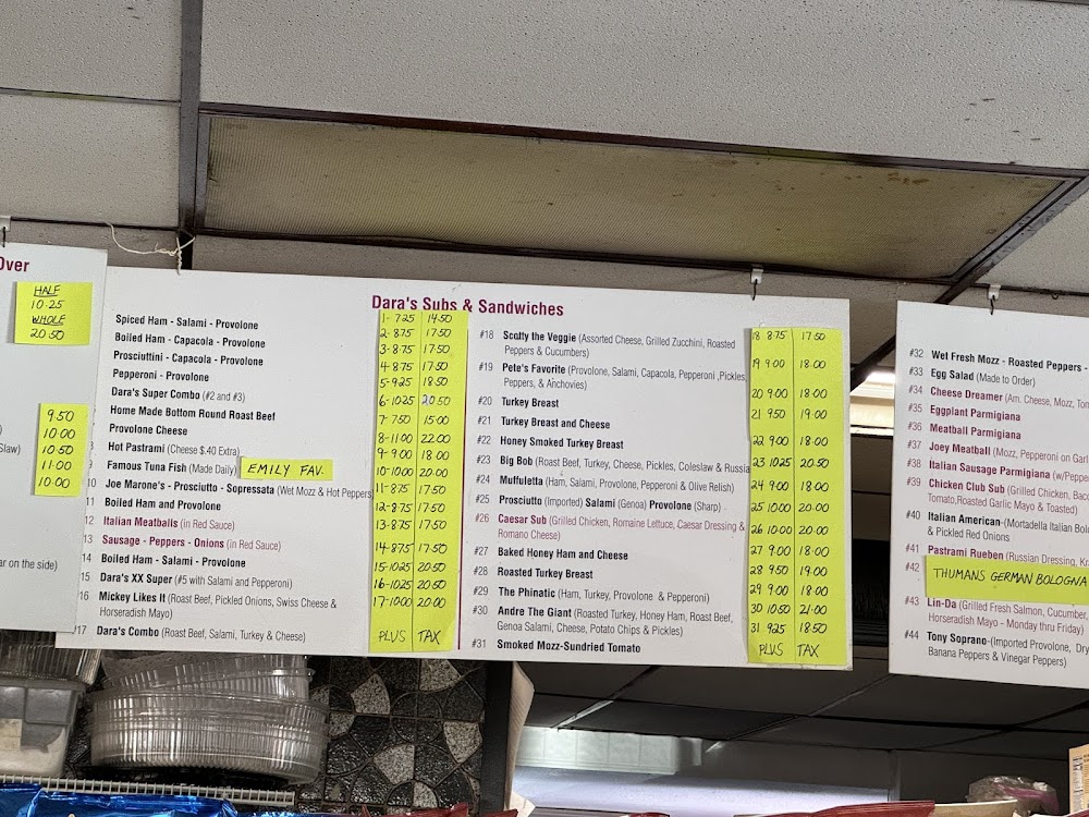 Dara’s Caterers Inc menu 5