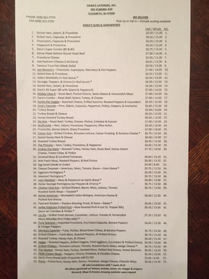 Dara’s Caterers Inc menu 4